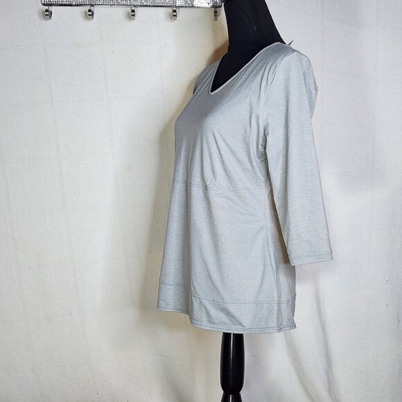 Flexees Maidenform Grey 3/4 Sleeve Fat Free Dressing Back Smoothing Shapewear 2X - Picture 7 of 16